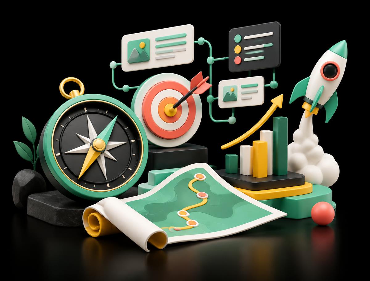 Intentional digital product strategy illustration